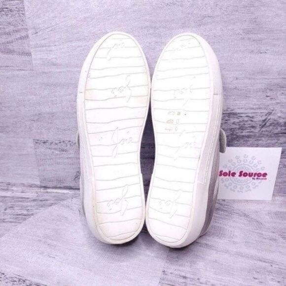 Joie Diata Low Top Satin Sneaker Gray Silver sz 36.5 Women's sz 6.5 NEW - Picture 9 of 10